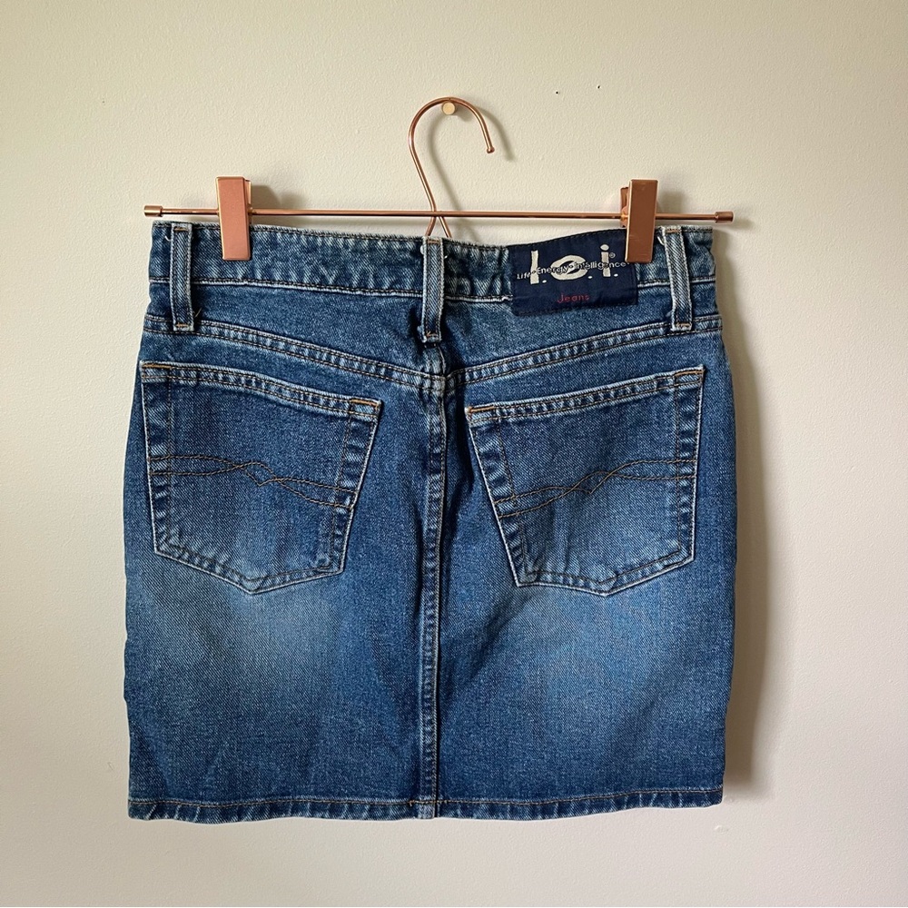 lei Blue Denim Mini Skirt